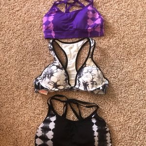 3 Sports Bras, including one VS Pushup